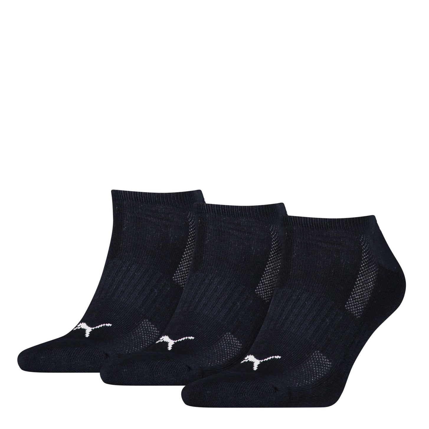 Stichd Puma 3-Paar Sneaker sokken met zachte badstof zool