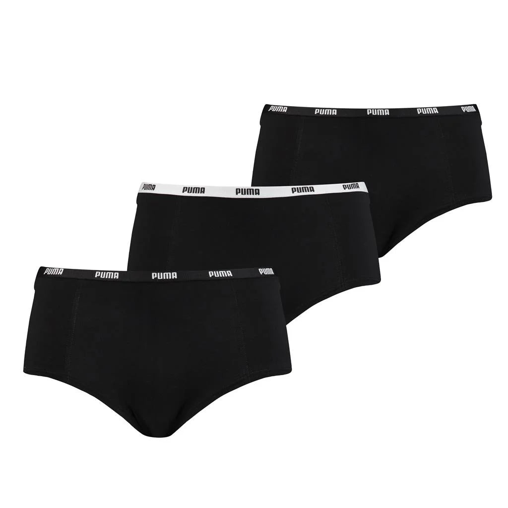 Stichd Puma 3-Pack dames mini Boxershorts - Katoen