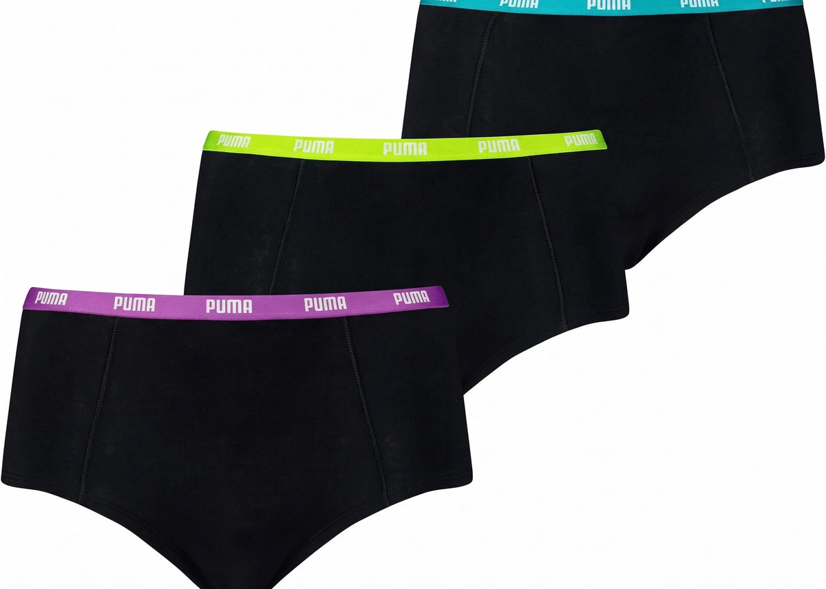 Stichd Puma 3-Pack dames mini Boxershorts - Katoen