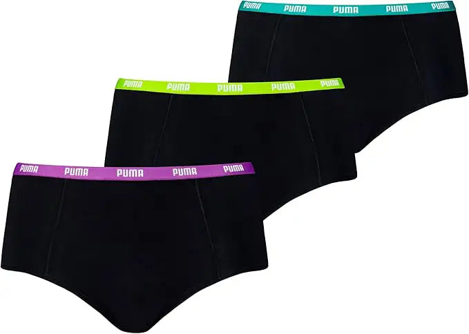 Stichd Puma 3-Pack dames mini Boxershorts - Katoen