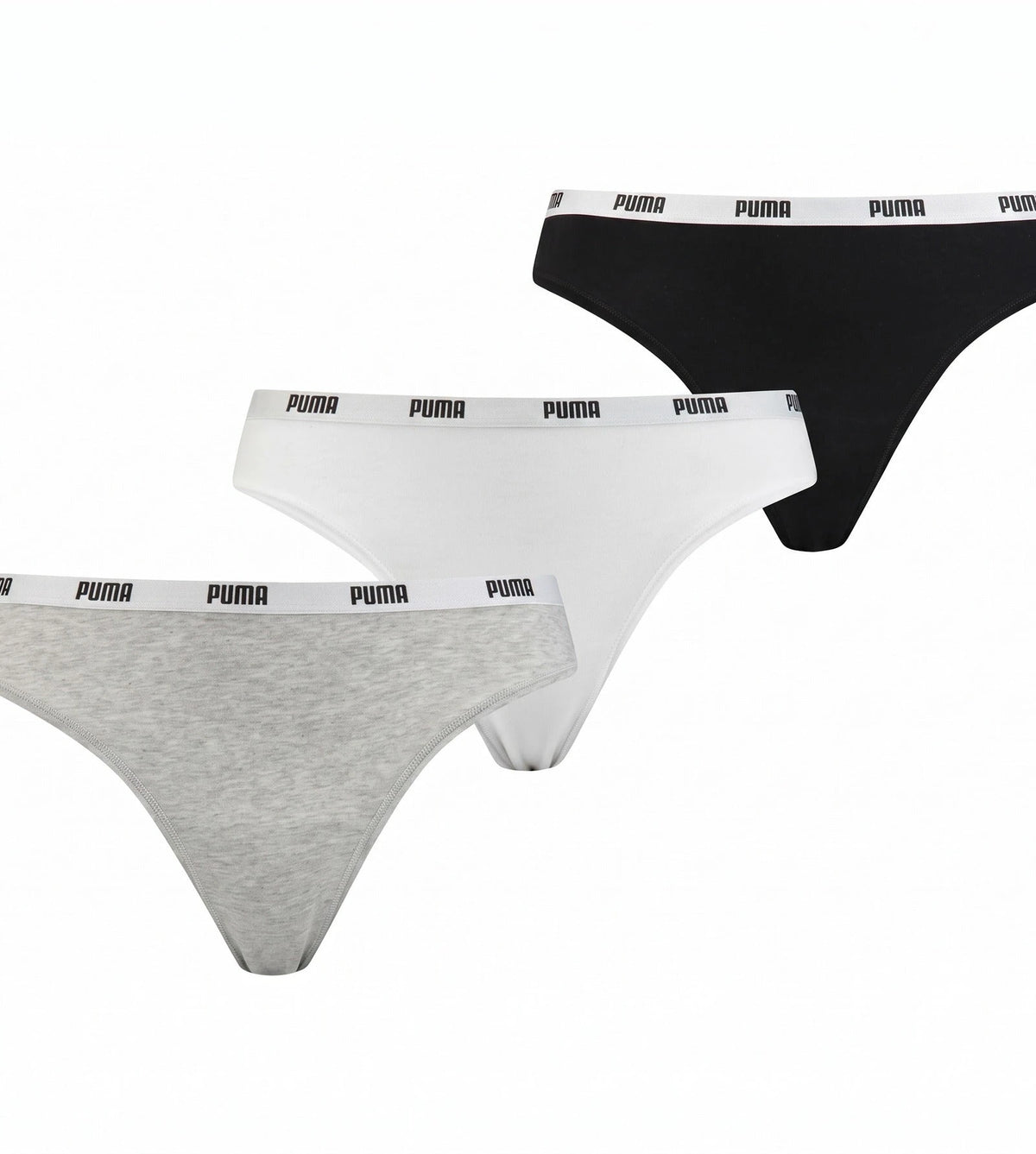 Stichd Puma 3-Pack dames strings - Katoen