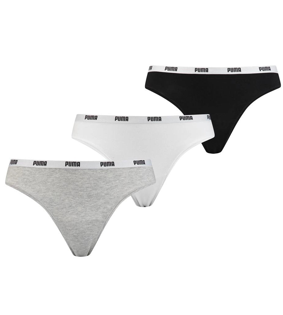 Stichd Puma 3-Pack dames strings - Katoen