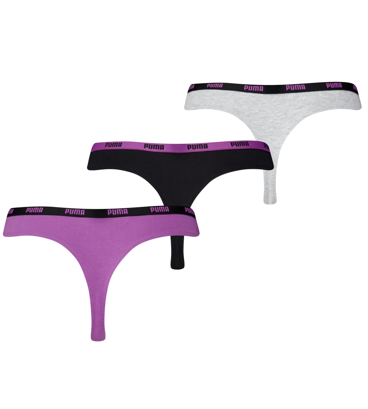 Stichd Puma 3-Pack dames strings - Katoen