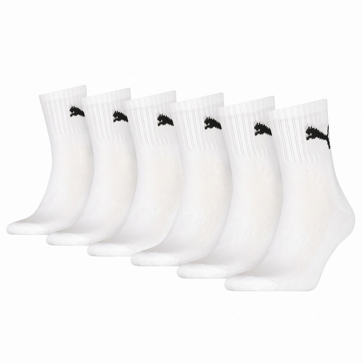Stichd Puma 6-paar Crew sport sokken - Short