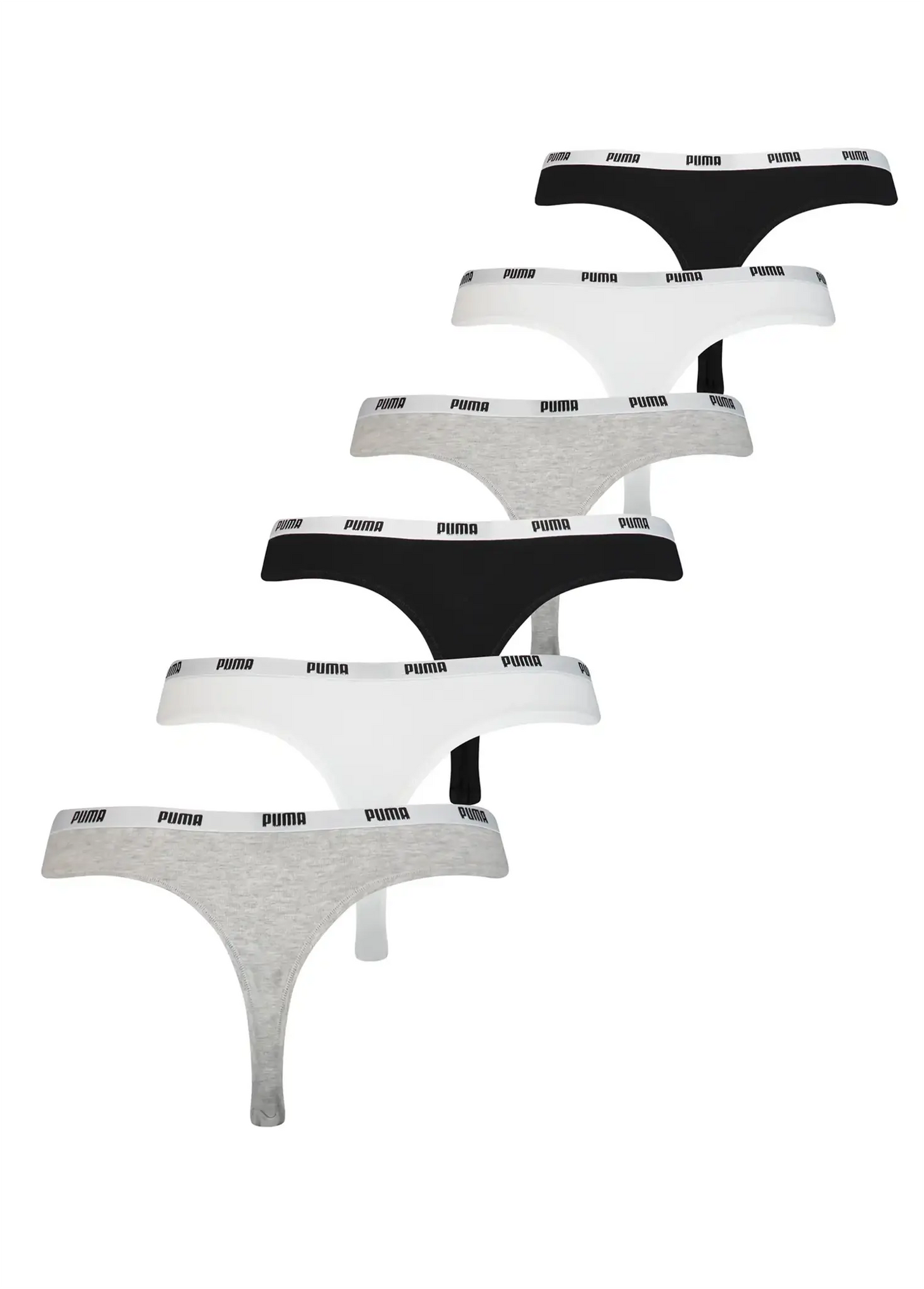 Stichd Puma 6-Pack dames strings - Katoen