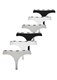 Stichd Puma 6-Pack dames strings - Katoen