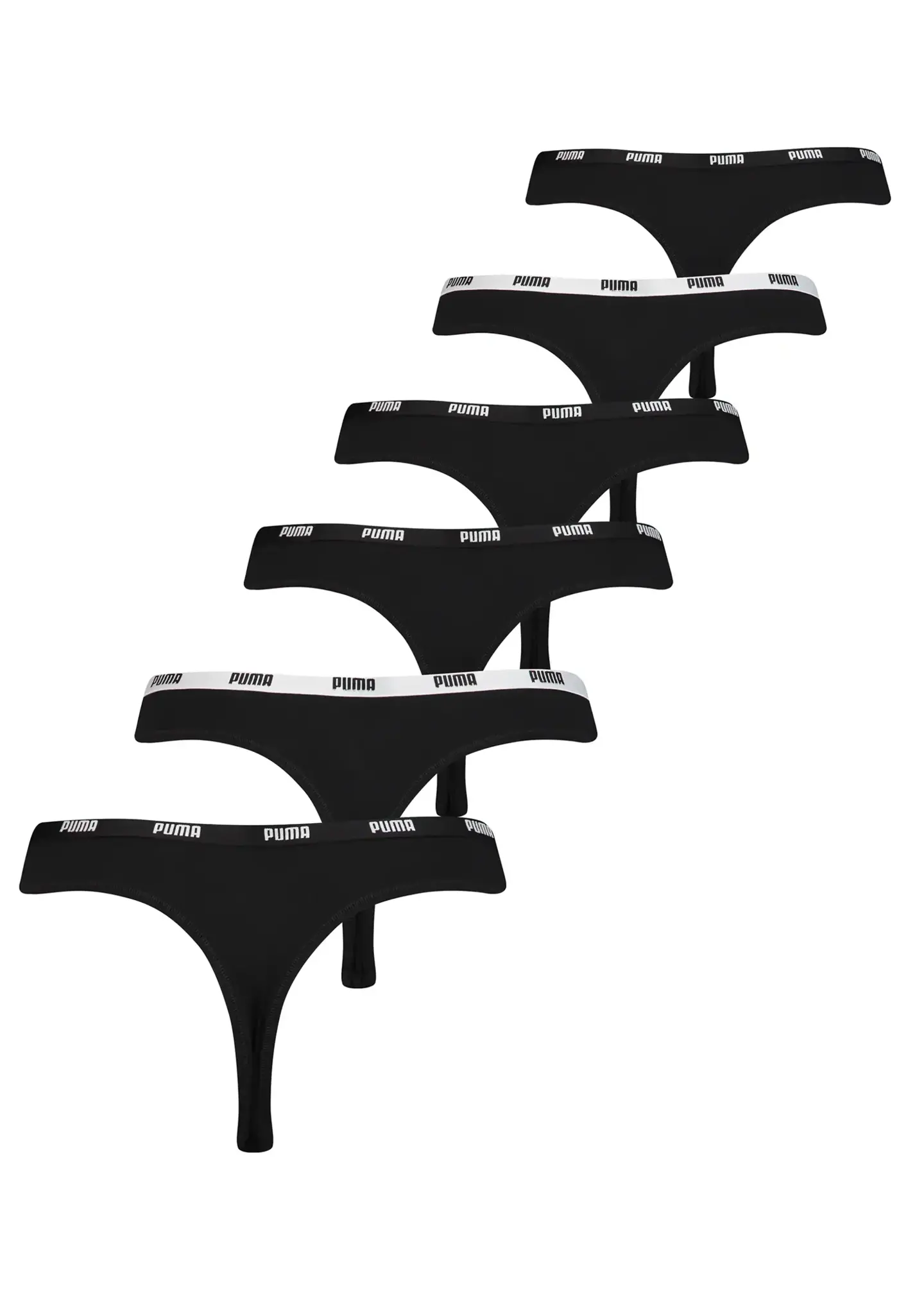 Stichd Puma 6-Pack dames strings - Katoen