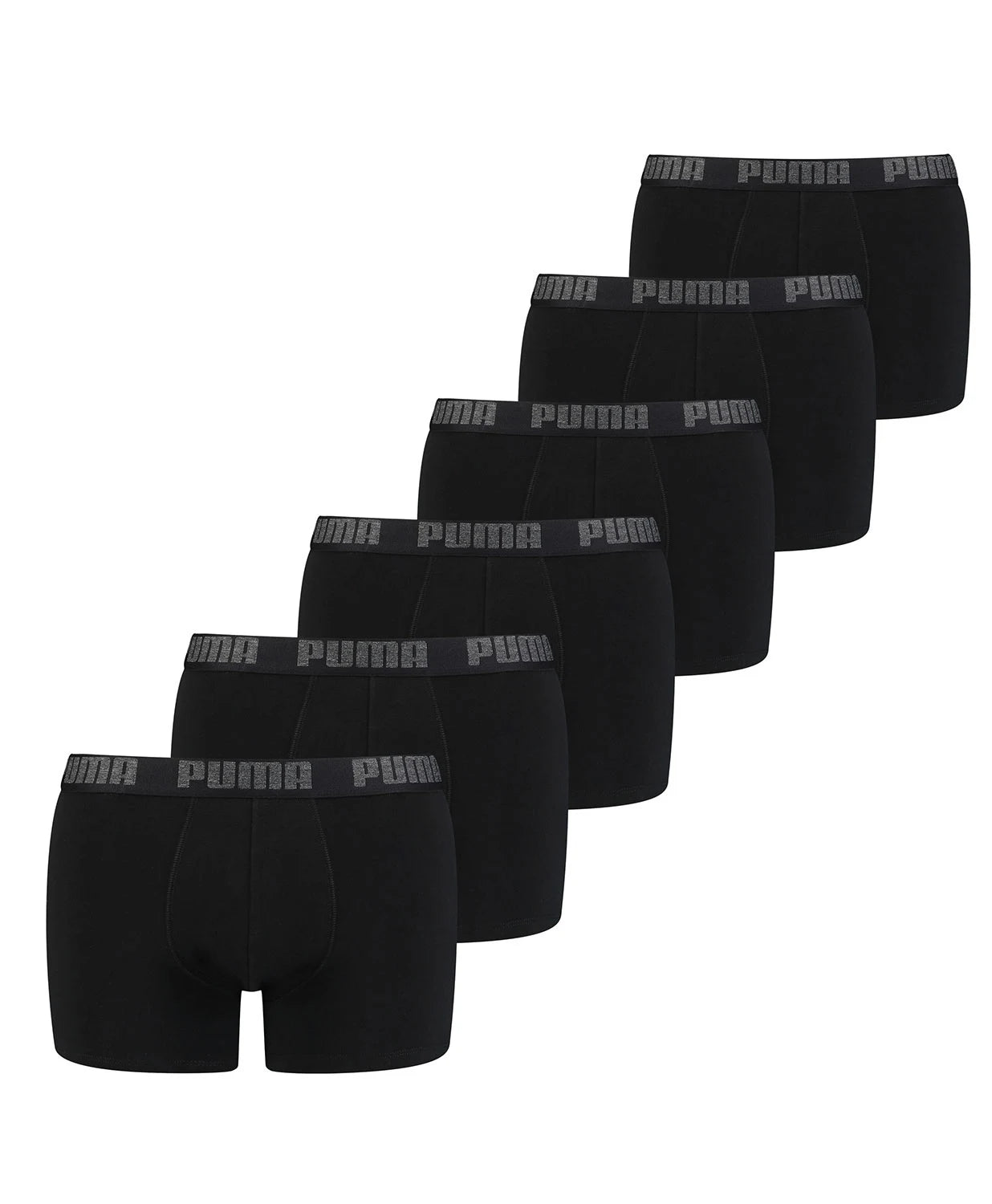 Stichd Puma 6-pack Heren Boxershort - Zwart