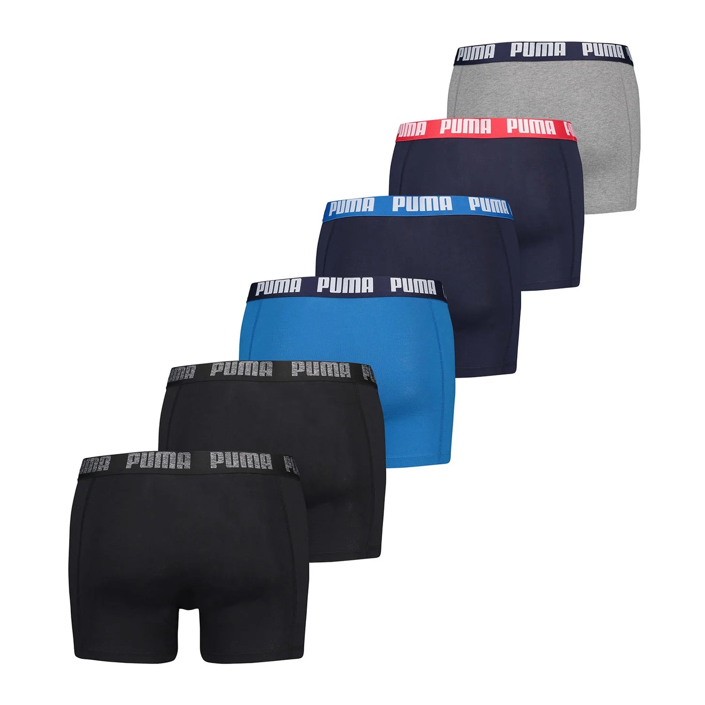 Stichd Puma 6-pack Heren Boxershorts - Combi