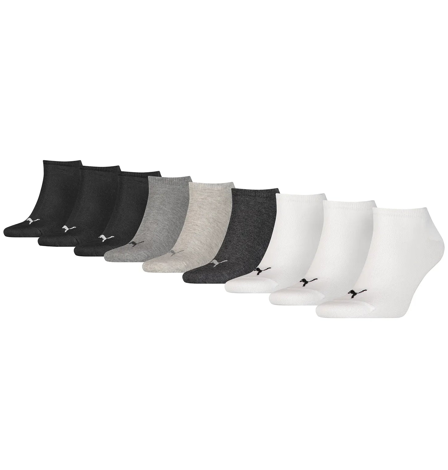 Stichd Puma 9-Paar Sneaker sokken - Katoen - Invisible