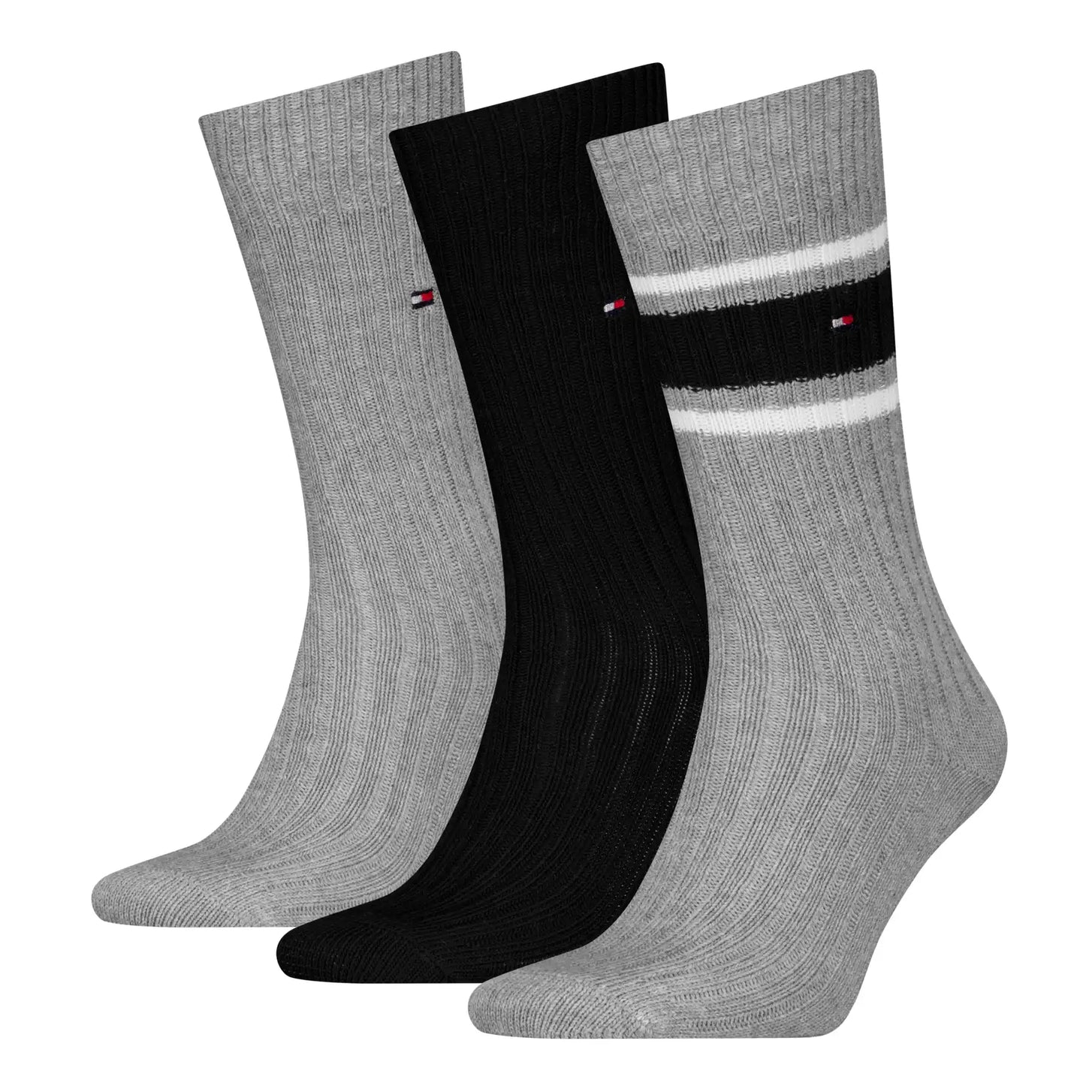 Stichd Tommy Hilfiger 3-paar Crew heren boots sokken - giftbox