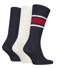 Stichd Tommy Hilfiger 3-paar Crew heren boots sokken - giftbox