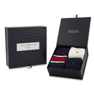 Stichd Tommy Hilfiger 3-paar Crew heren boots sokken - giftbox