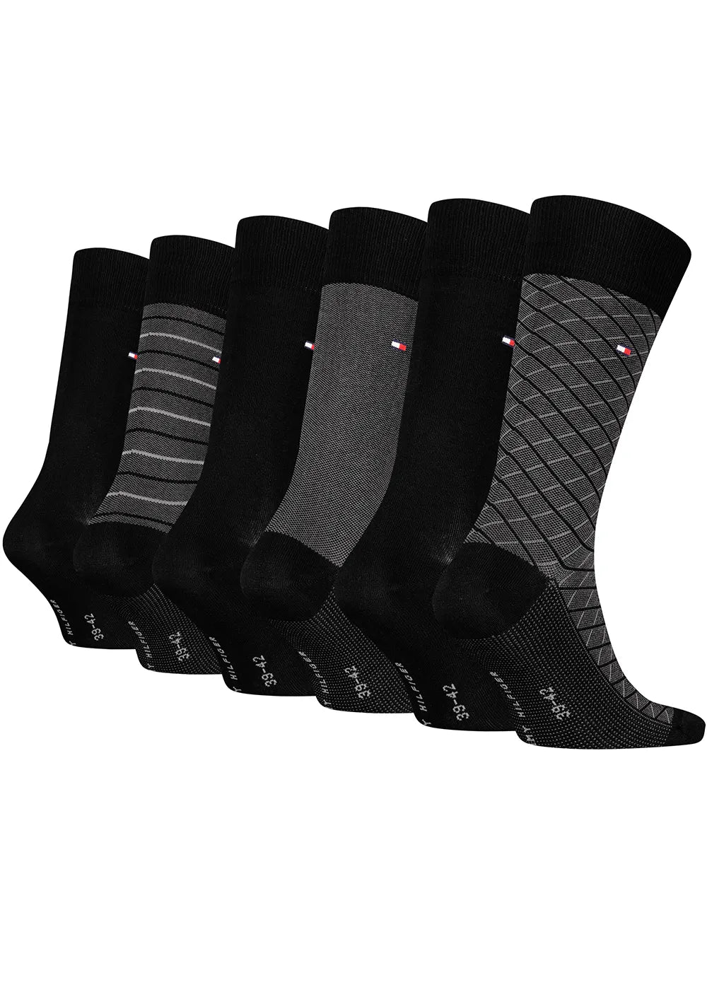 Stichd Tommy Hilfiger 6-paar sokken - Heren cadeau verpakking
