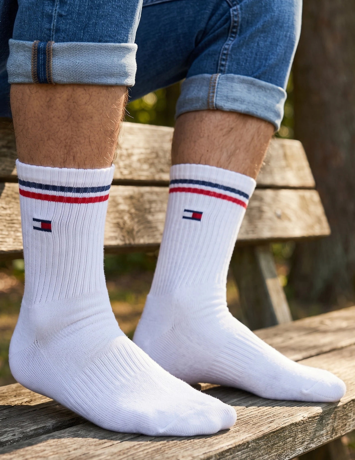 Stichd Tommy Hilfiger Unisex Crew Socks 2-paar