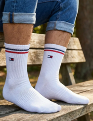 Stichd Tommy Hilfiger Unisex Crew Socks 2-paar