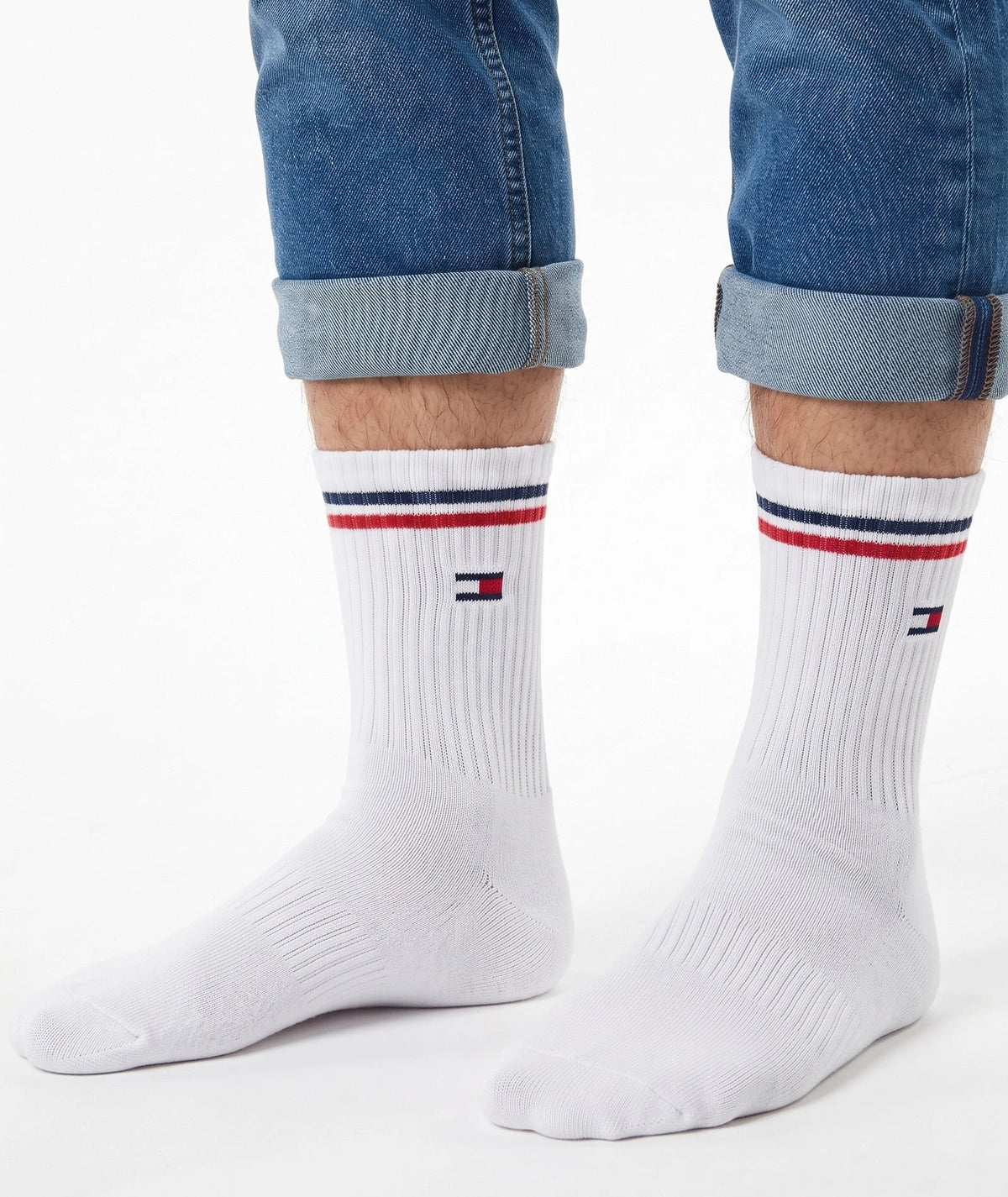 Stichd Tommy Hilfiger Unisex Crew Socks 2-paar