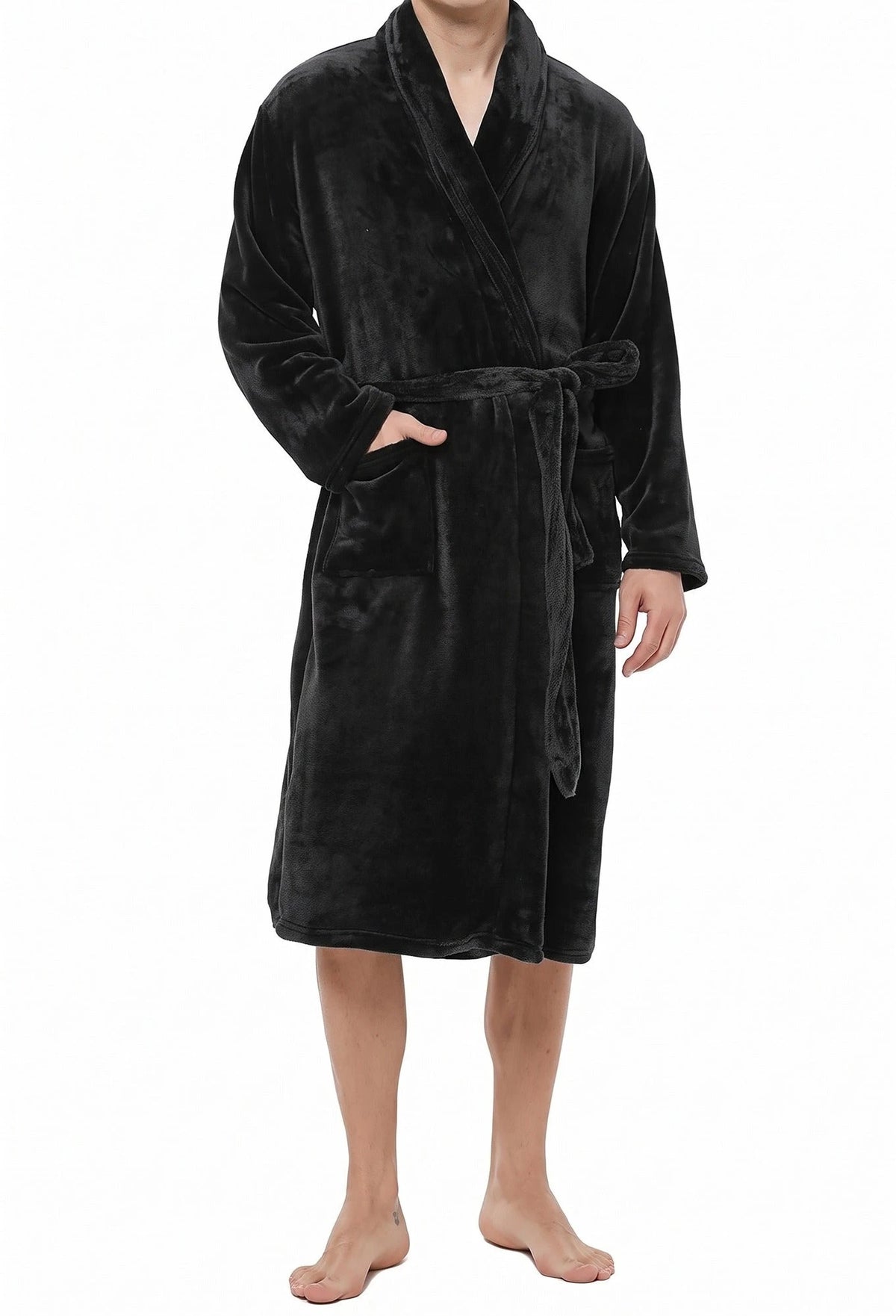 Stoopen HL-tricot heren Fleece Badjas - Comfort