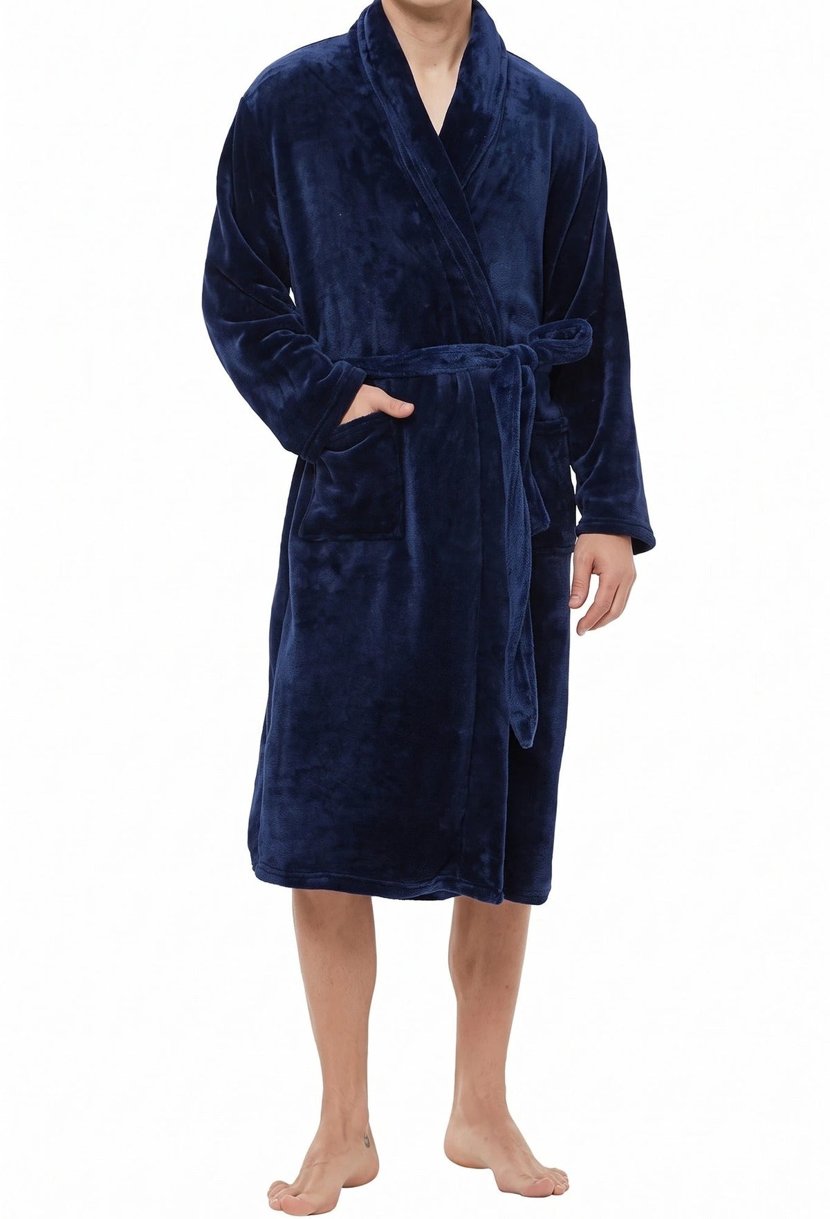 Stoopen HL-tricot heren Fleece Badjas - Comfort