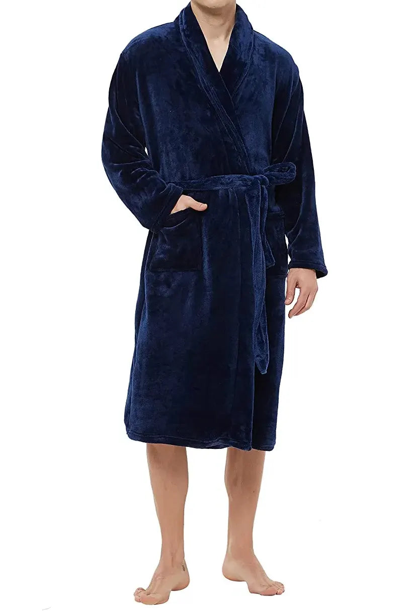 Stoopen HL-tricot heren Fleece Badjas - Comfort