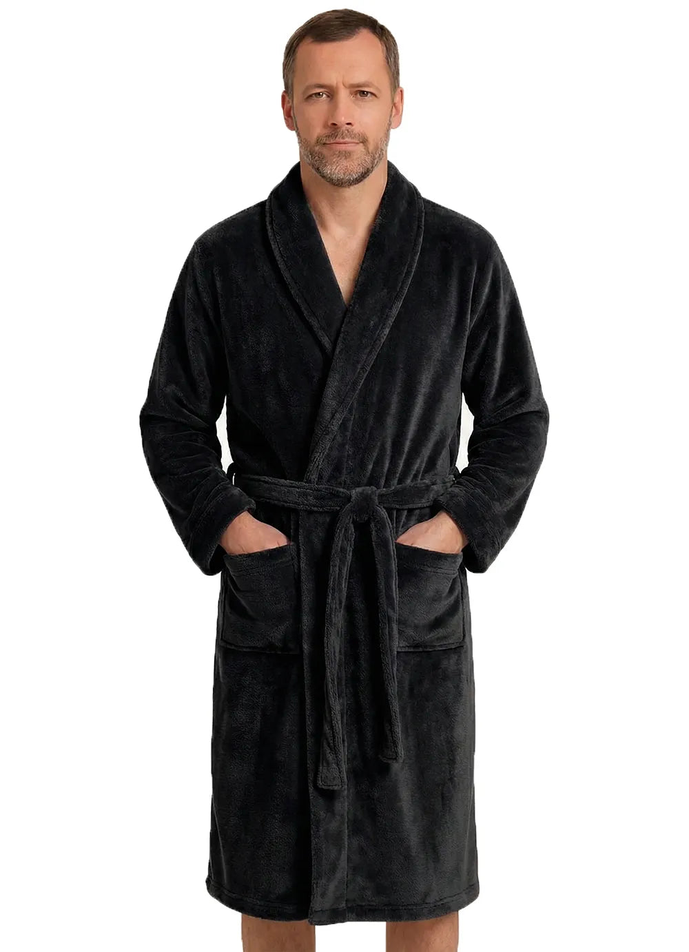 Stoopen HL-tricot heren Fleece Badjas - Comfort