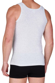 Stoopen HL-tricot heren hemd / Singlet grijs