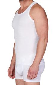 Stoopen HL-tricot heren hemd wit - 100% Katoen