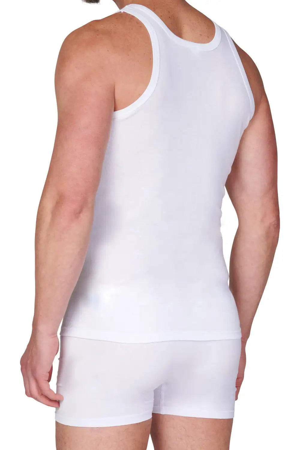Stoopen HL-tricot heren hemd wit - 100% Katoen