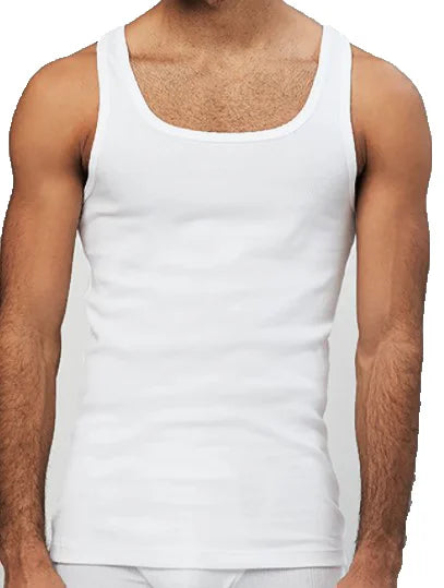 Stoopen HL-tricot heren hemd wit - 100% Katoen