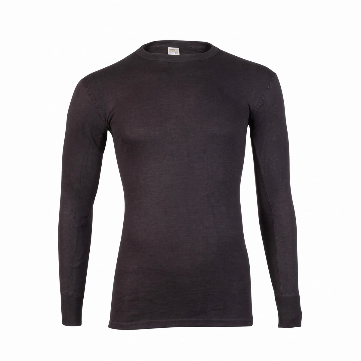Stoopen HL-tricot heren ondershirt Lange mouw zwart