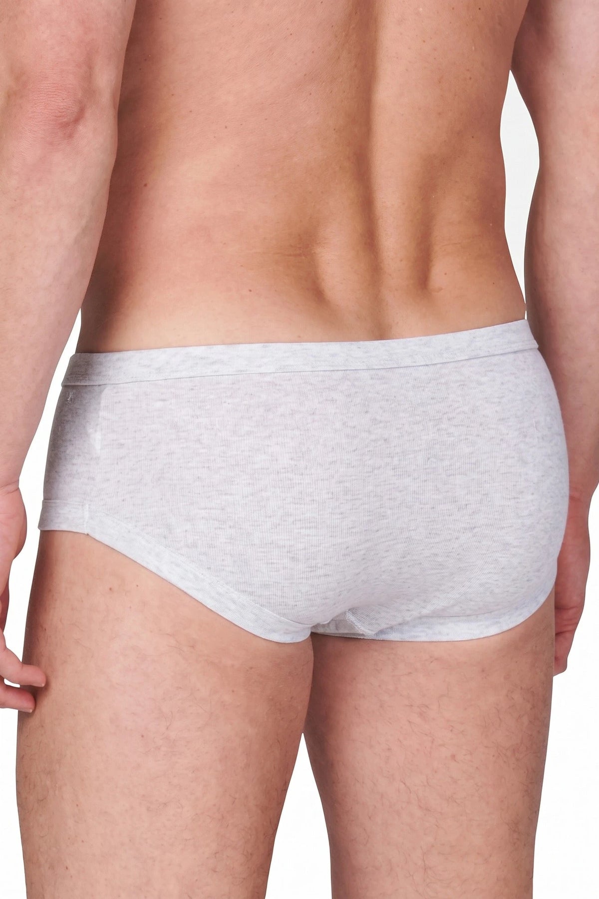 Stoopen HL-tricot heren slip met gulp, Flatlock