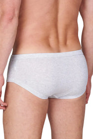 Stoopen HL-tricot heren slip met gulp, Flatlock