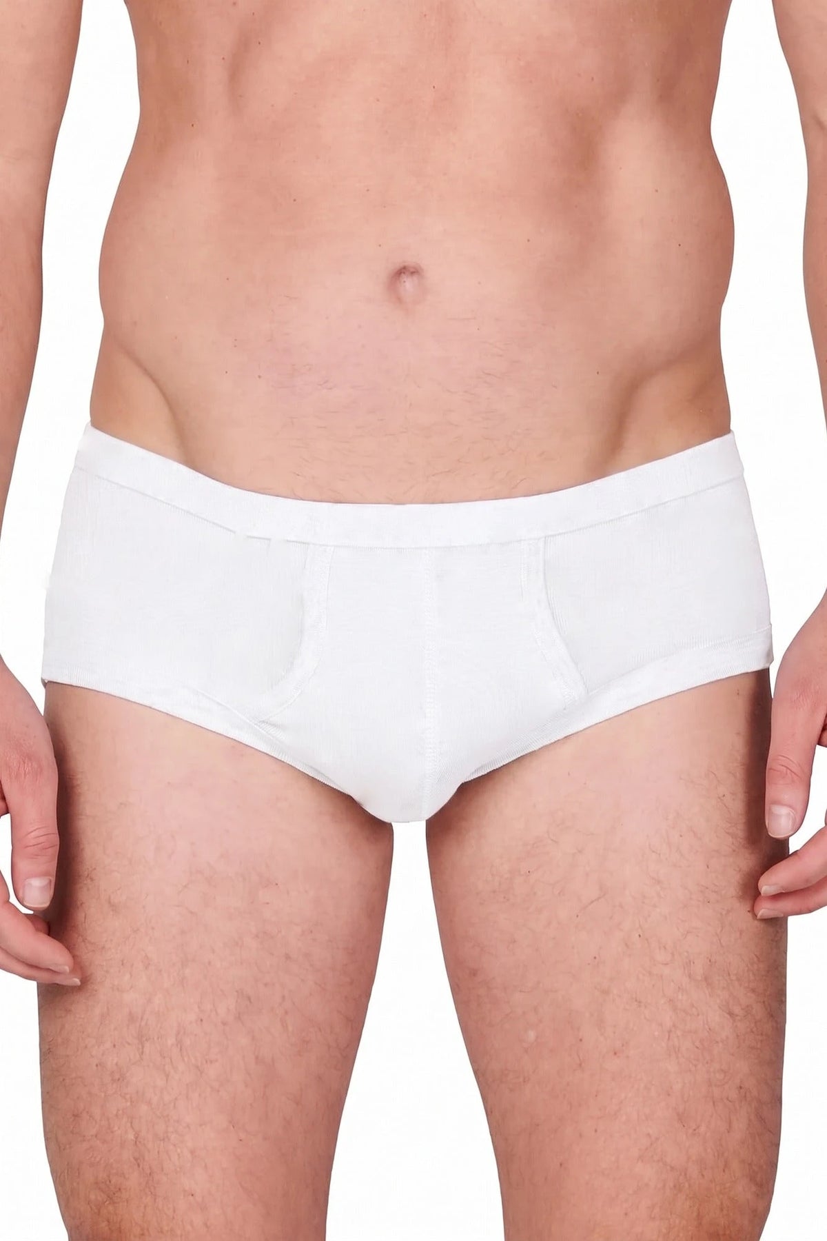 Stoopen HL-tricot heren slip met gulp - Flatlock