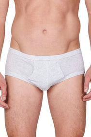 Stoopen HL-tricot heren slip met gulp, Flatlock