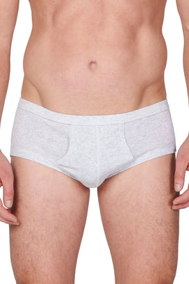 Stoopen HL-tricot heren slip met gulp, Flatlock