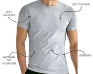 Stoopen HL-tricot heren T-shirt korte mouw