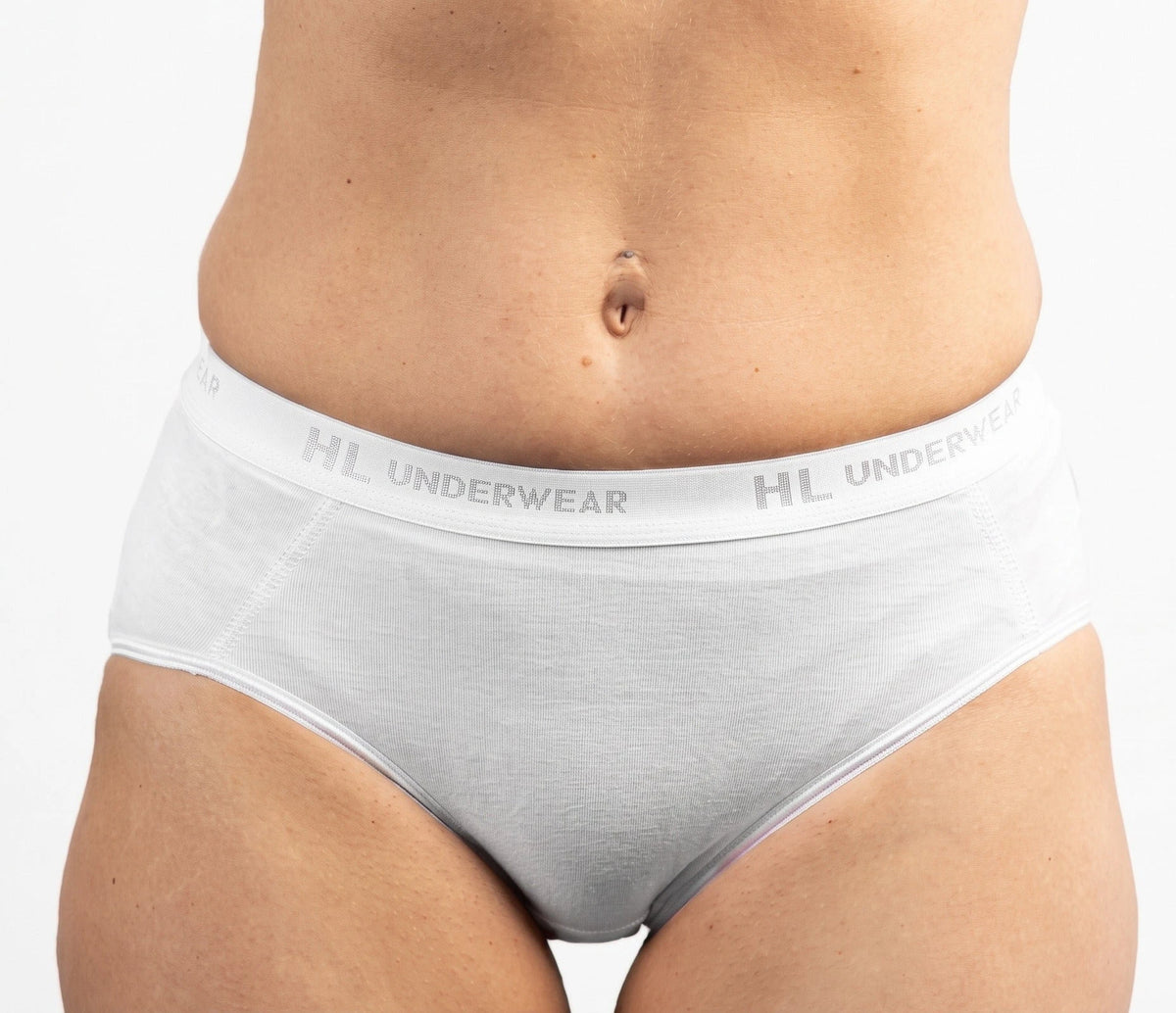 Wit | voor | Vooraanzicht, wit – HL-tricot meisjes slip Michelle