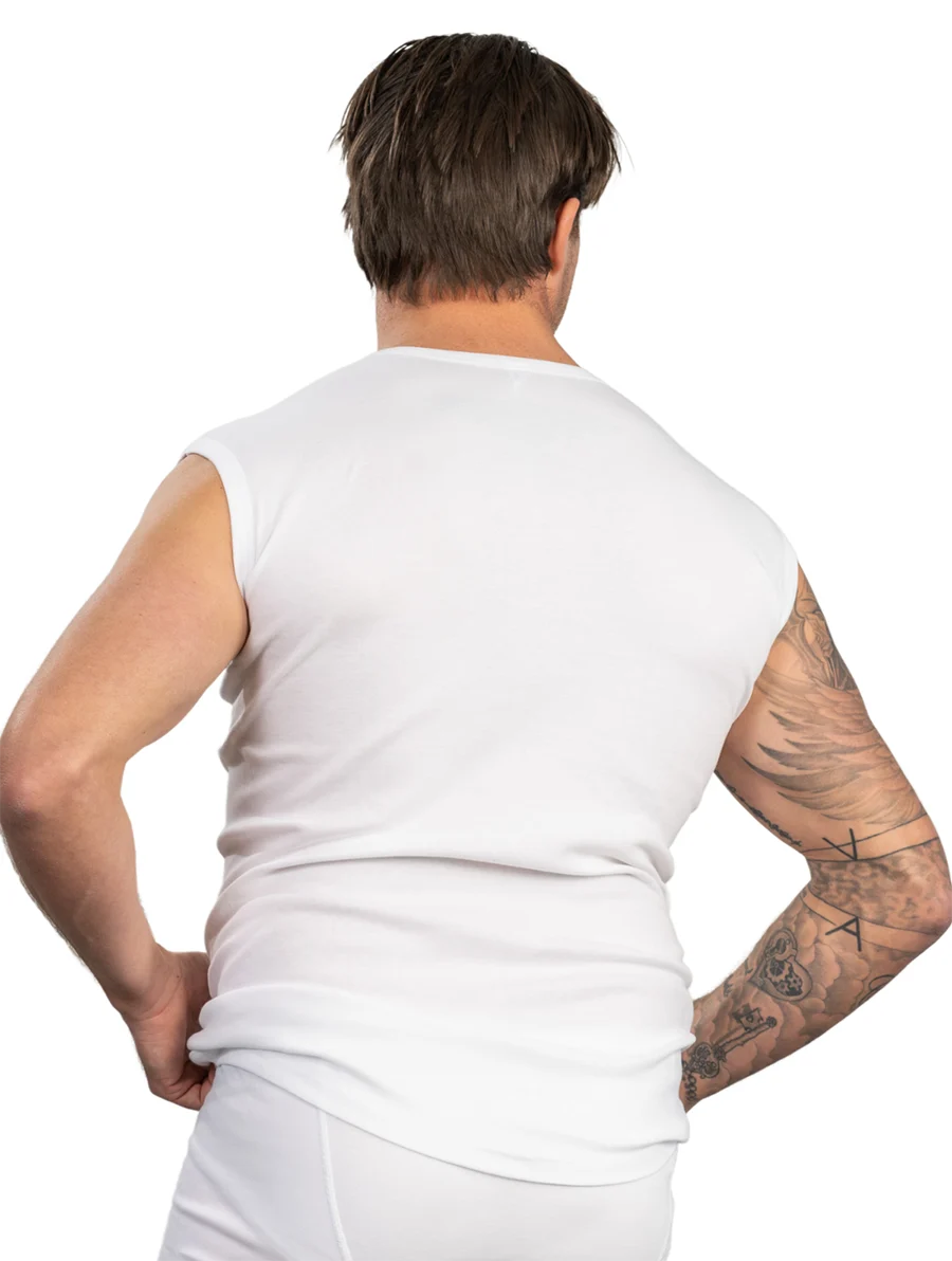 Stoopen HL-tricot mouwloos shirt heren - 100% katoen