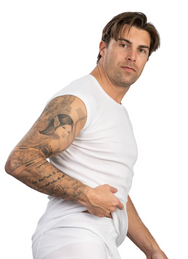 Stoopen HL-tricot mouwloos shirt heren - 100% katoen