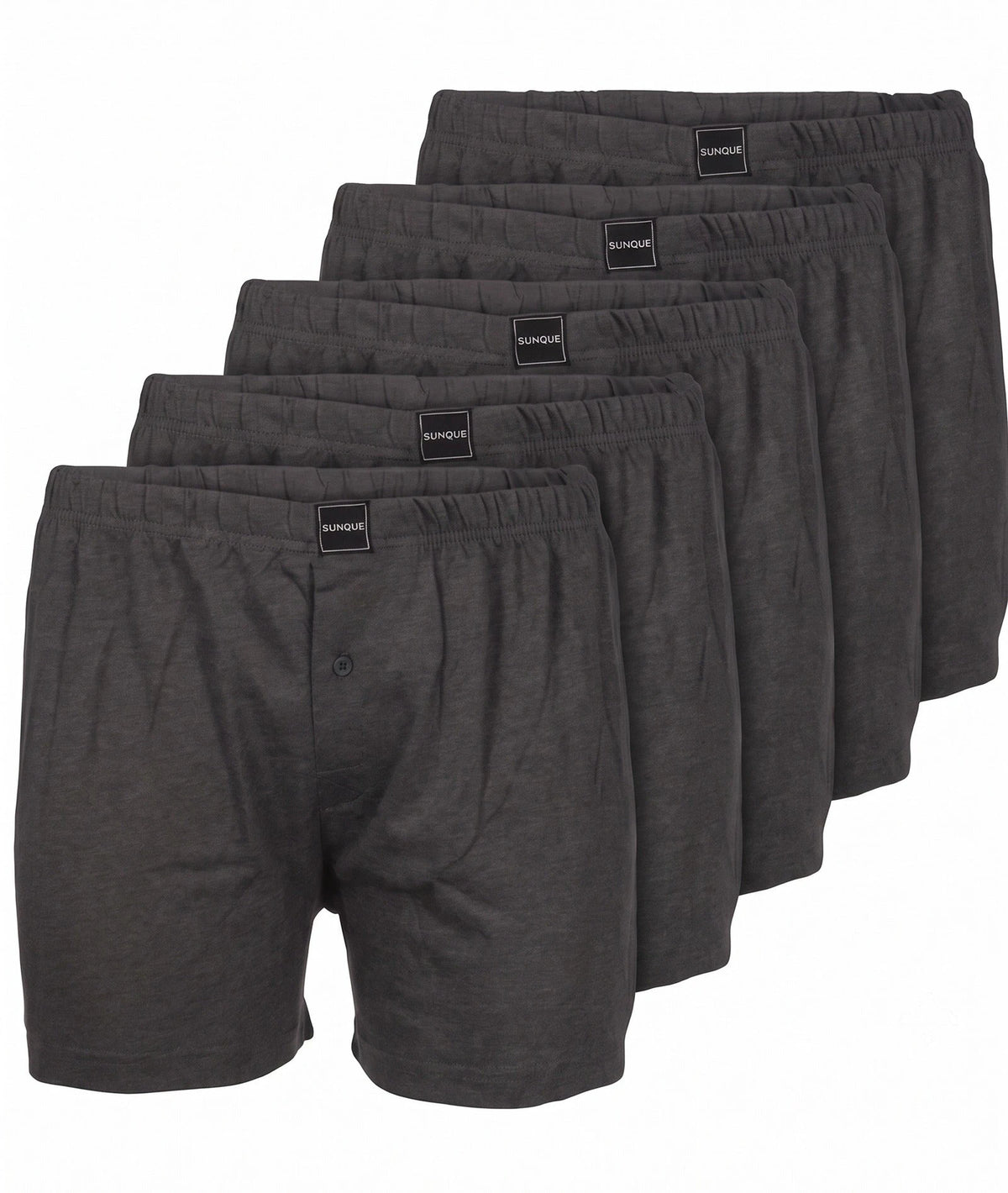 Suaque 5-pack wijde heren boxershorts - Katoen