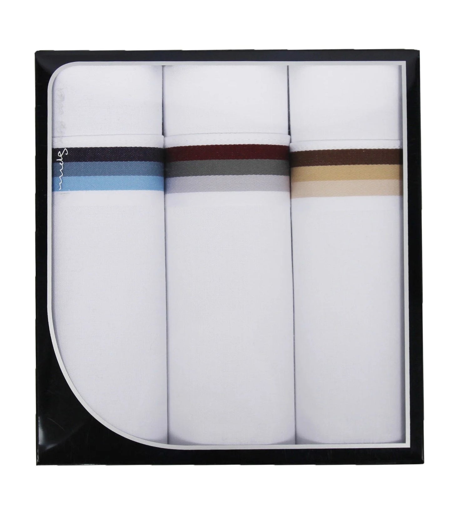Swan Swan 3-pack - Heren zakdoeken, Vintage White