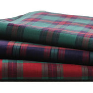 Swan Swan Heren zakdoeken Ruit rood 12 stuks