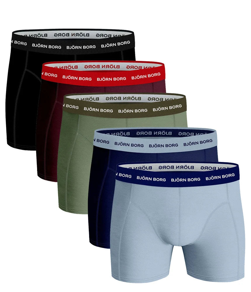 Ten cate Bjorn Borg 5-Pack heren boxershorts - Cotton Stretch Colours