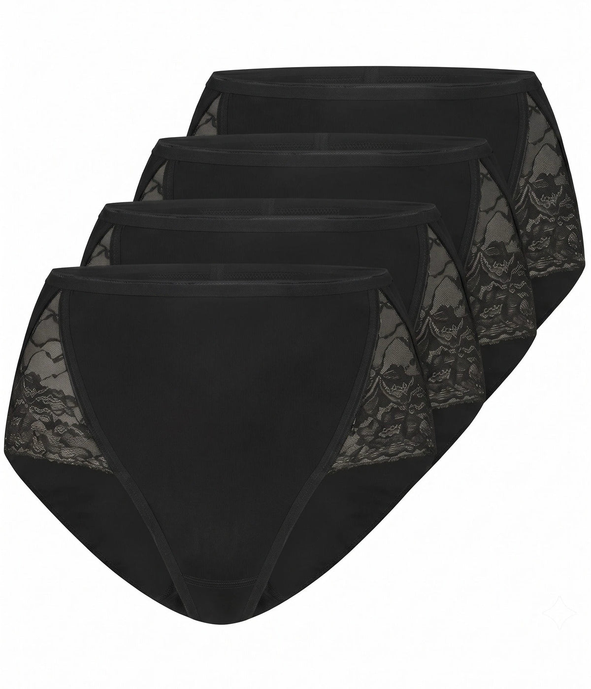 Ten Cate 4-pack High Leg lace slip dames - 32292