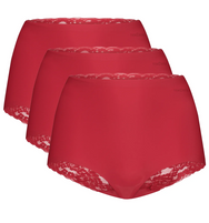 Ten Cate Multipack Ten Cate 3-pack secrets kanten high waist slip - 60828
