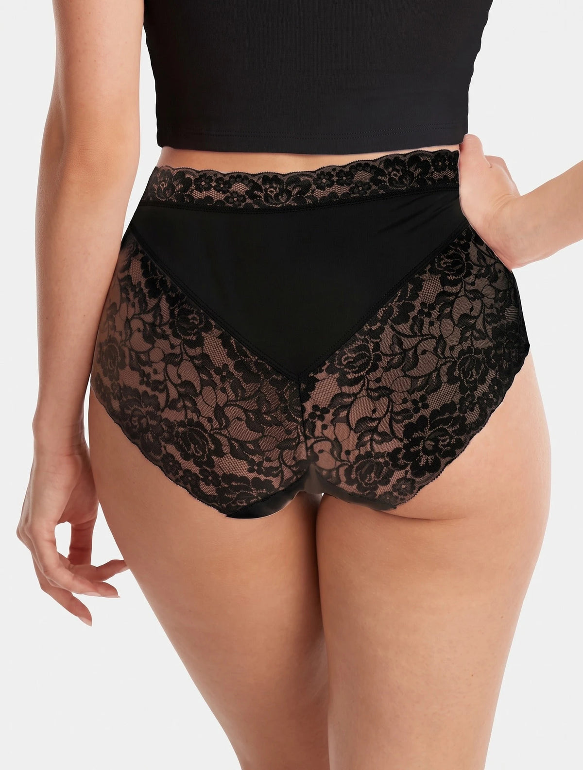 Ten Cate Multipack Ten Cate 3-pack secrets kanten high waist slip - 60828