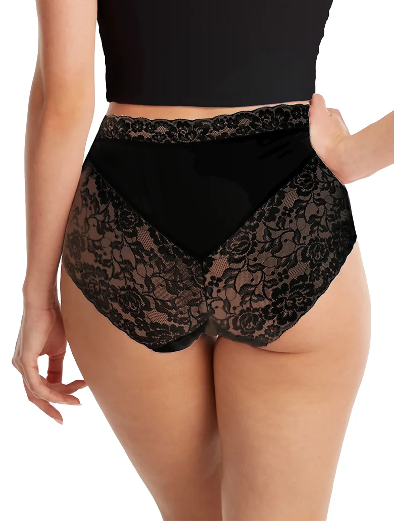 Ten Cate Multipack Ten Cate 3-pack secrets kanten high waist slip - 60828