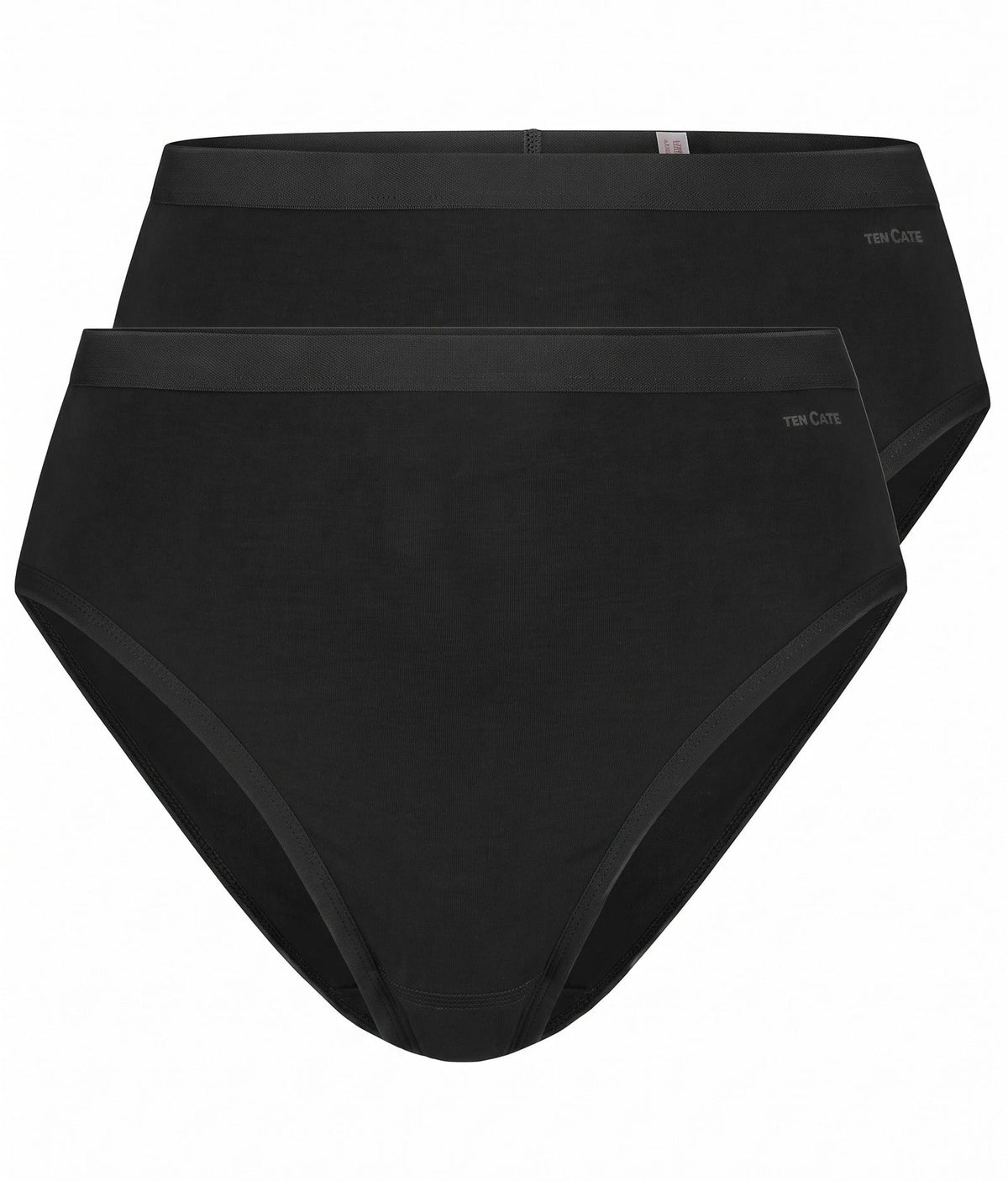 Zwart | pack | Overzicht 2-pack, zwart – Ten Cate 2-Pack Highleg slip dames 32283