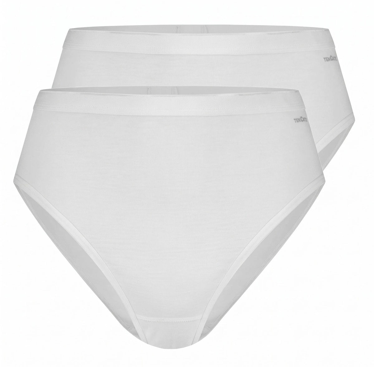 Wit | pack | Overzicht 2-pack, wit – Ten Cate 2-Pack Highleg slip dames 32283