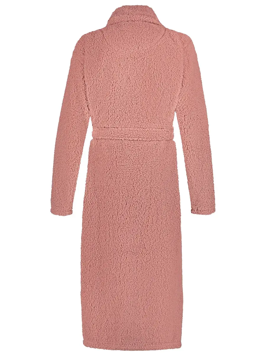 Ten cate Ten Cate dames badjas Fleece - Pink Teddy